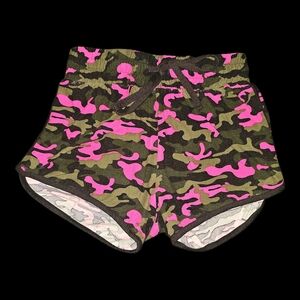 Rue21 Pink Camo Athletic Shorts